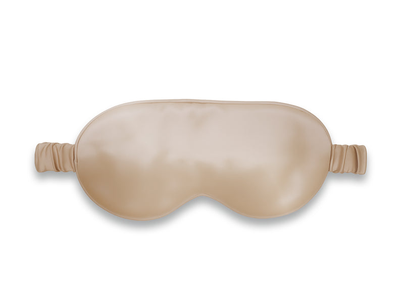 Champagne Mulberry Silk Eye Mask For Sleeping