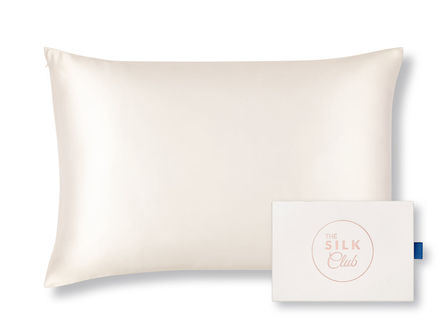 Cream Mulberry Silk Pillowcase with Gift Box