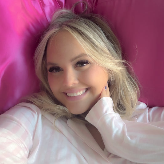 Hot Flamingo Pink Silk Pillowcase