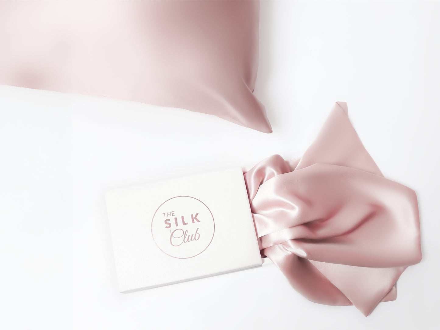 Pink Silk Pillowcases & Gift Box