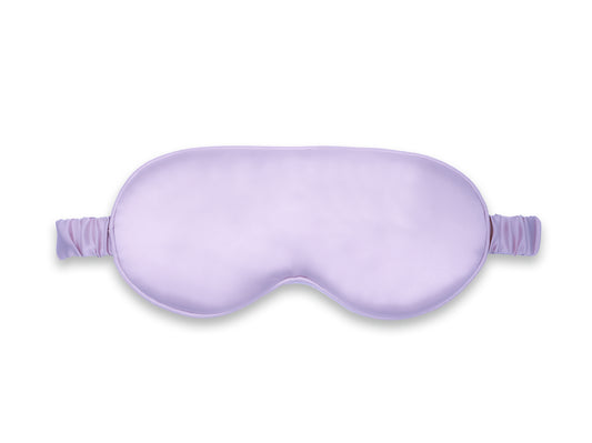 Lilac Silk Eye Mask - Made from pure organic mulberry silk