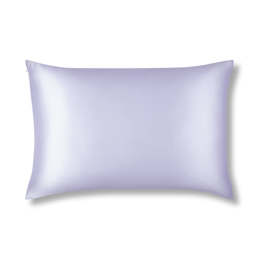 Lilac Pure Silk Pillowcase Made From Organic 22 Momme Mulberry Silk - The Silk Club