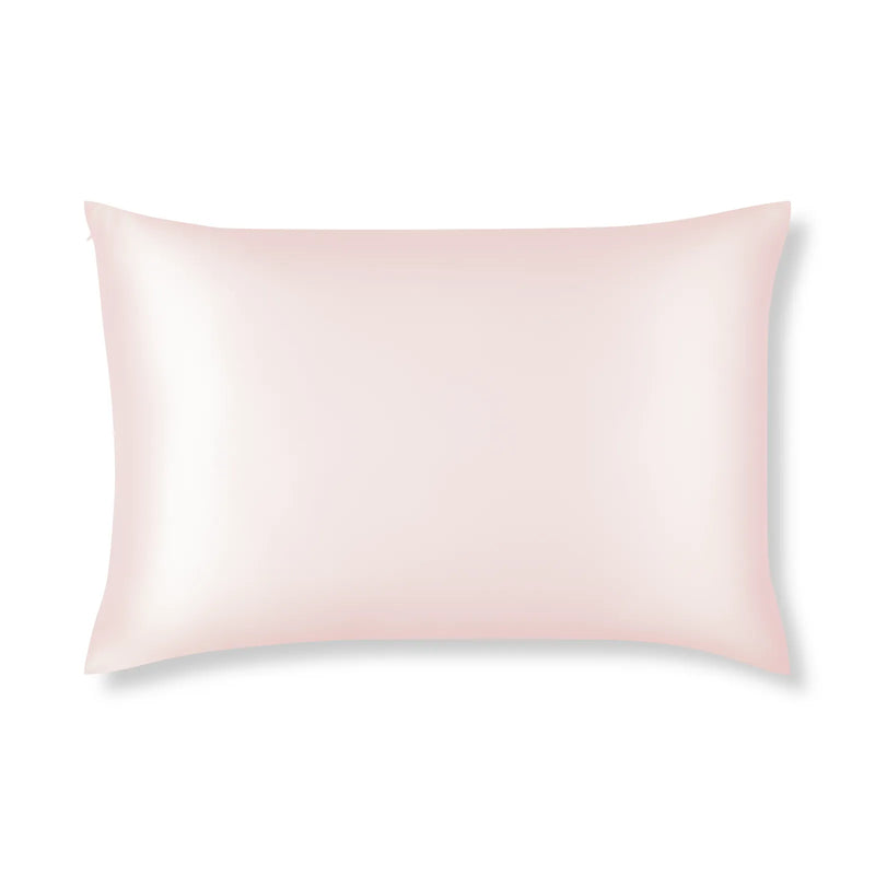 Pastel Pink Pure Silk Pillowcase Made From Organic 22 Momme Mulberry Silk - The Silk Club