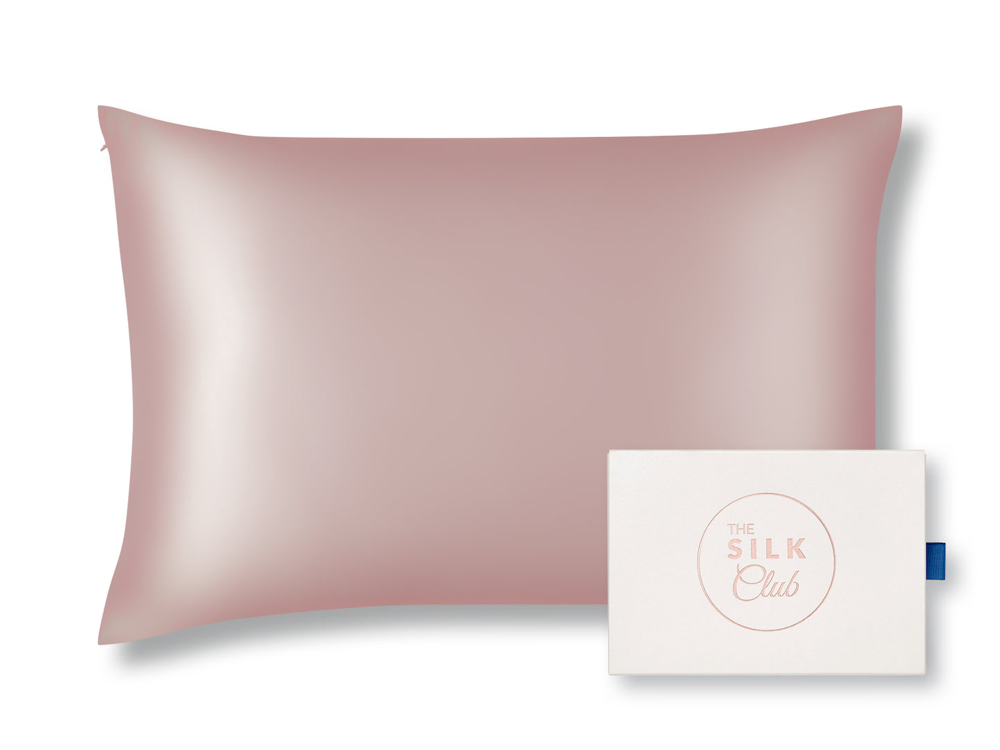 Rose Gold Mulberry Silk Pillowcase with Gift Box