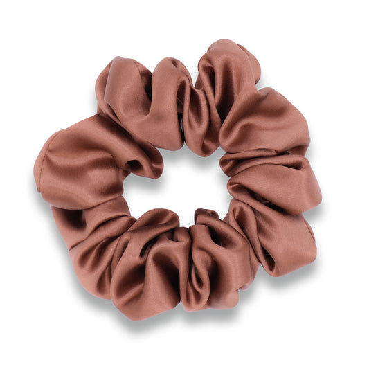 Toffee Silk Scrunchie