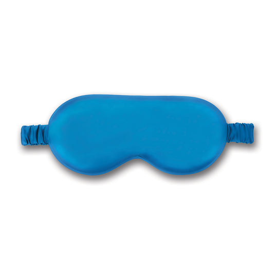 Azure Blue Silk Eye Mask - Mulberry Silk Sleeping Masks