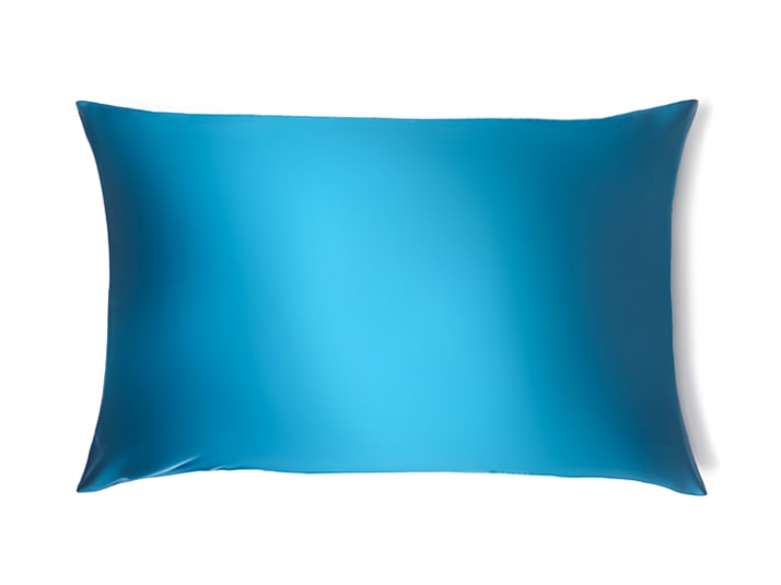 Azure Blue Silk Pillowcase - Pure Mulberry Silk Pillowcases