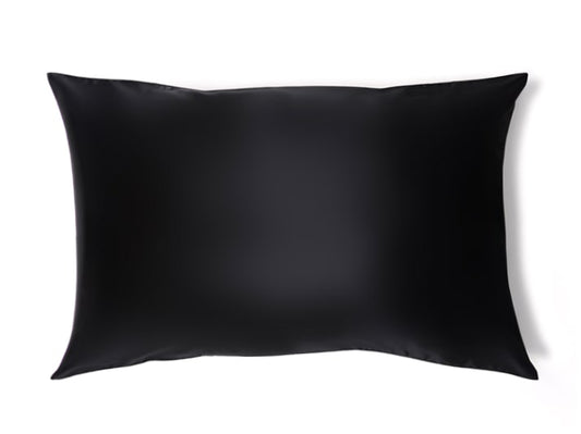 Black Silk Pillowcase - Pure Mulberry Silk Pillowcases