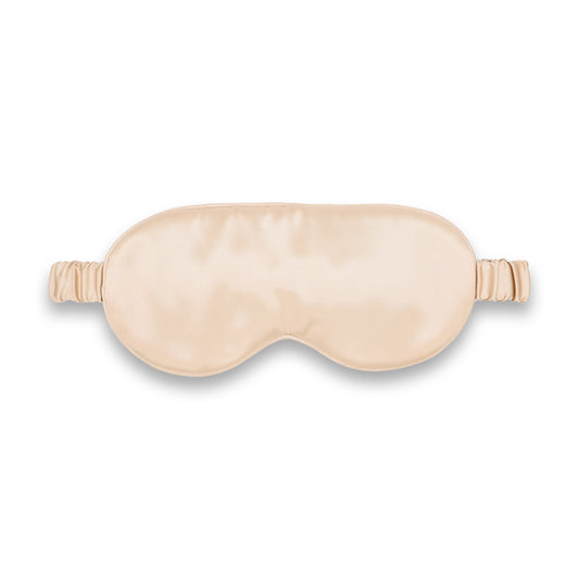 Champagne Mulberry Silk Eye Mask For Sleeping