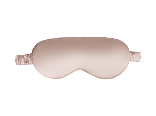 Champagne Silk Eye Mask - 100% Mulberry Silk Sleep Masks