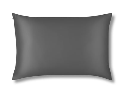 Charcoal Grey Silk Pillowcase Made From Pure 22 Momme Mulberry Silk