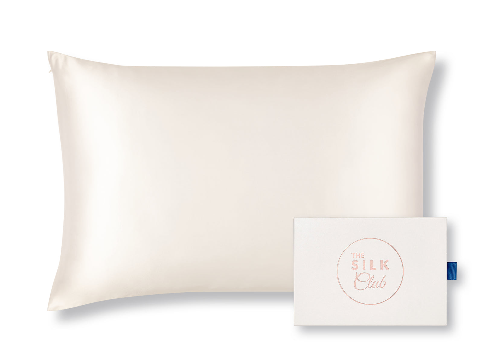 Cream Mulberry Silk Pillowcase with Gift Box