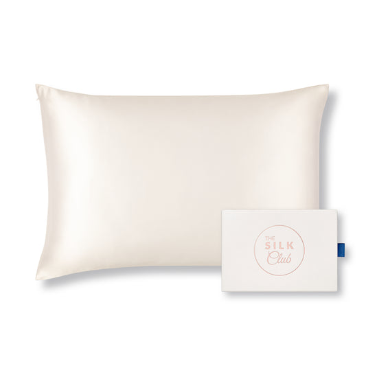 Cream Mulberry Silk Pillowcase