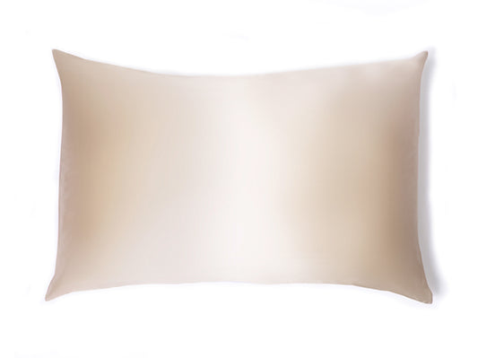 Champagne Silk Pillowcase - Pure 22 Momme Mulberry Silk Pillowcase