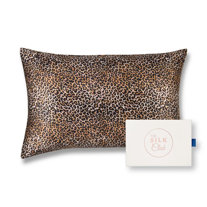 Leopard Print Mulberry Silk Pillowcase & Gift Box