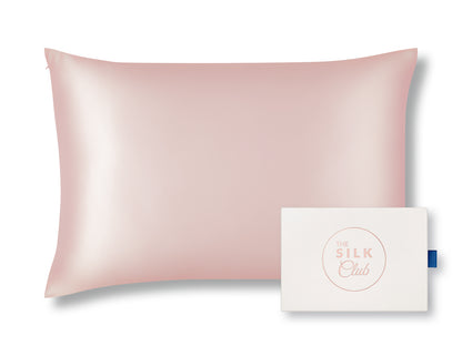 Pink Mulberry Silk Pillowcase with Gift Box