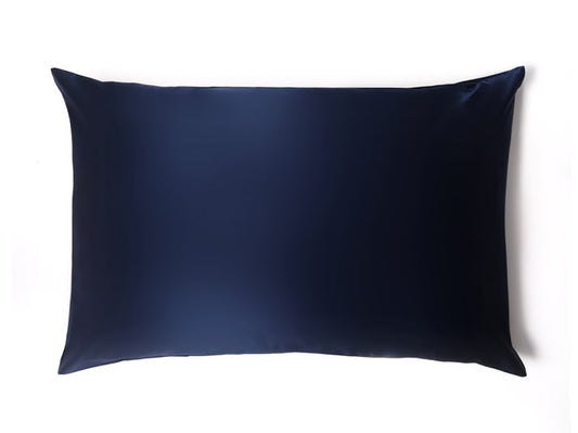 Navy Blue Silk Pillowcase - Pure Mulberry Silk Pillowcases