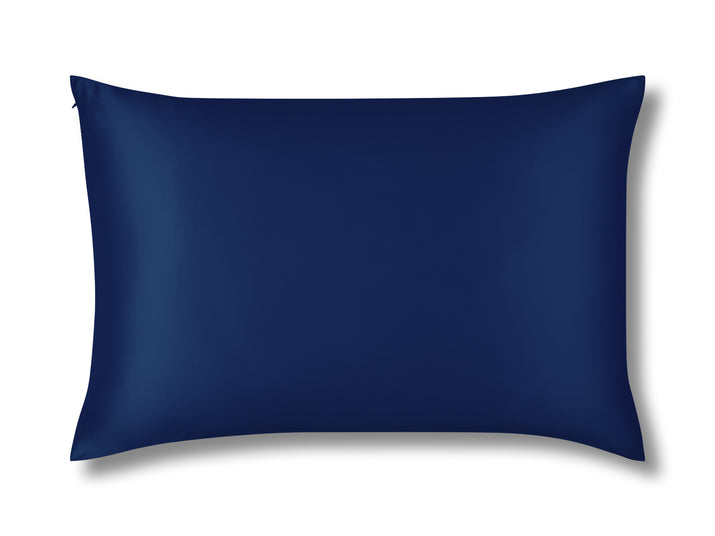 Navy Blue Silk Pillowcase Made From Pure 22 Momme Mulberry Silk