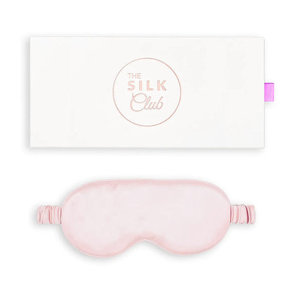 Pink Silk Sleep Mask with Gift Box