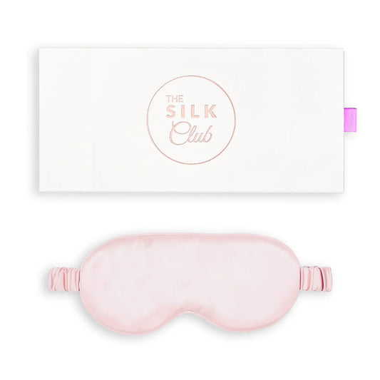 Pink Silk Sleep Mask with Gift Box