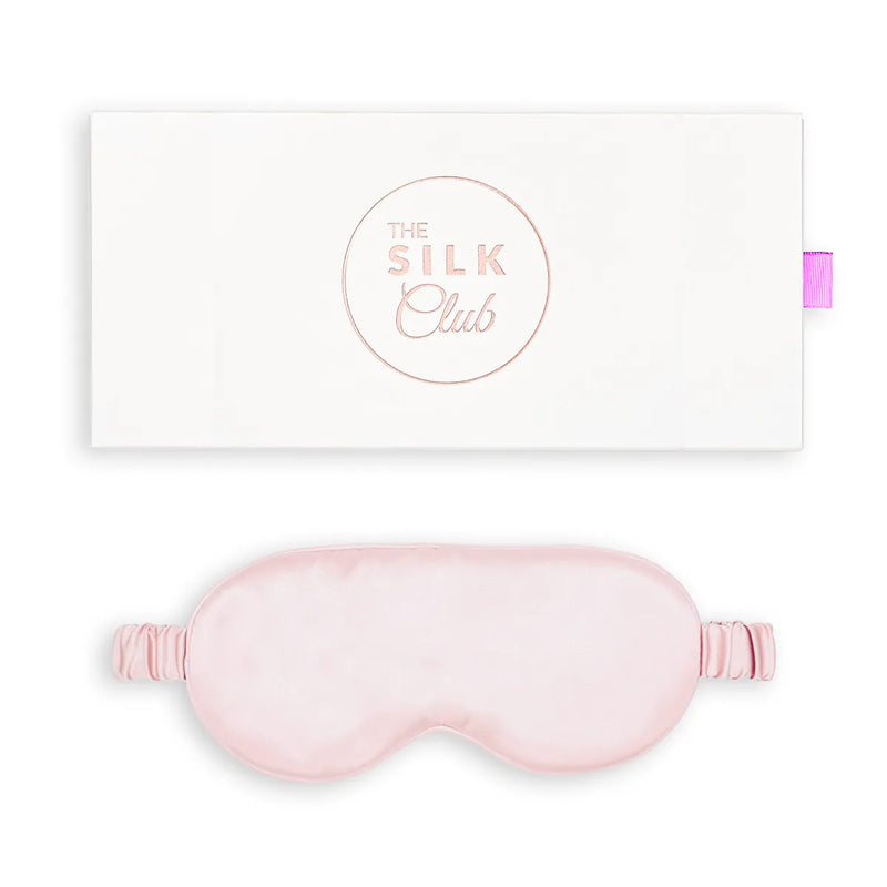 Pink Silk Sleep Mask with Gift Box
