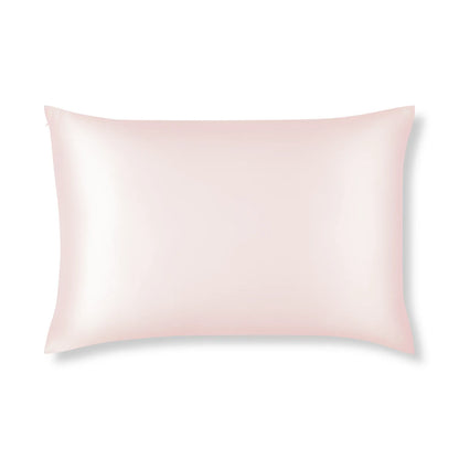 Pastel Pink Pure Silk Pillowcase Made From Organic 22 Momme Mulberry Silk - The Silk Club