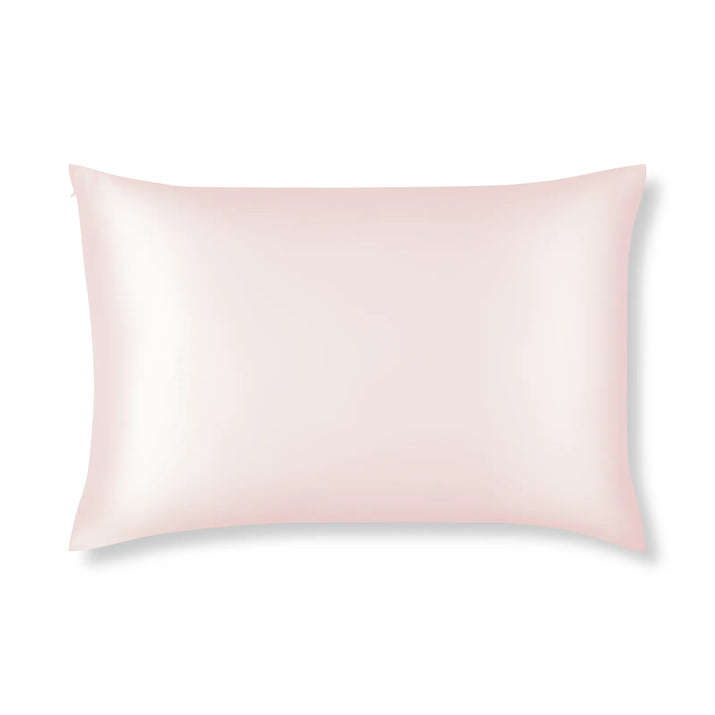 Pastel Pink Pure Silk Pillowcase Made From Organic 22 Momme Mulberry Silk - The Silk Club