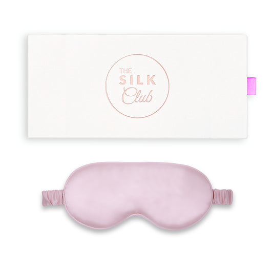 Pink Silk Sleep Mask with Gift Box