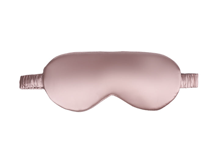 Rose Gold Mulberry Silk Eye Mask