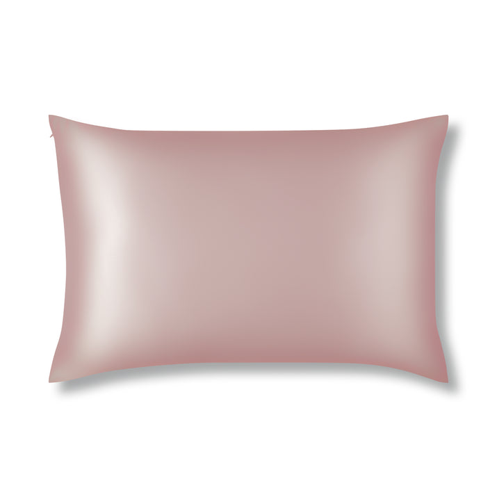 Rose Gold Pure Silk Pillowcase Made From Organic 22 Momme Mulberry Silk - The Silk Club
