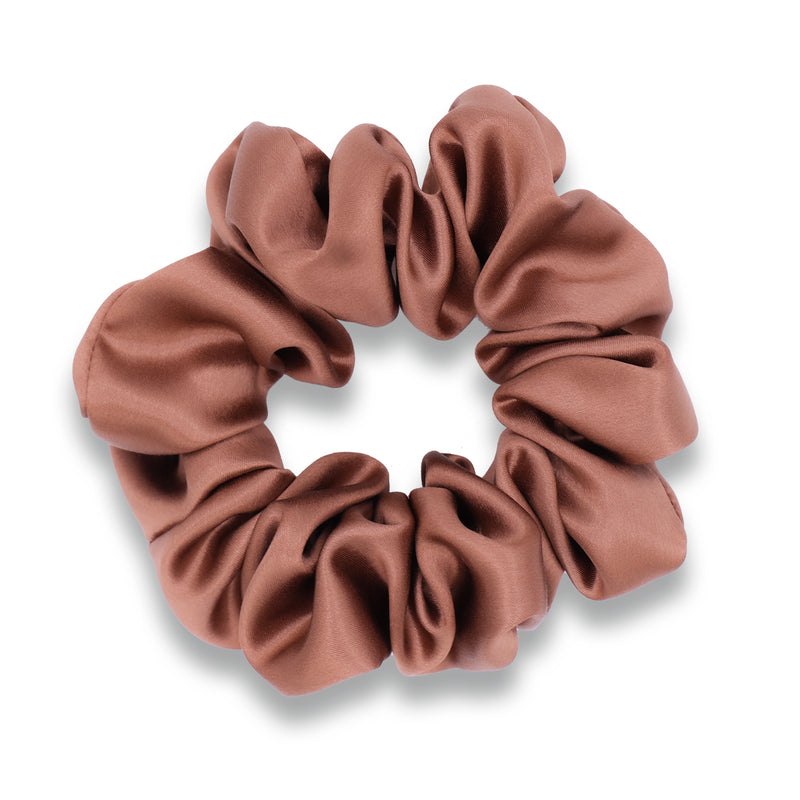Toffee Silk Scrunchie