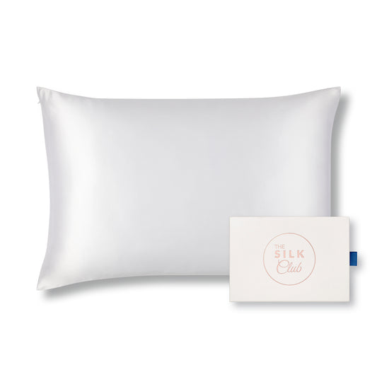 White Mulberry Silk Pillowcase