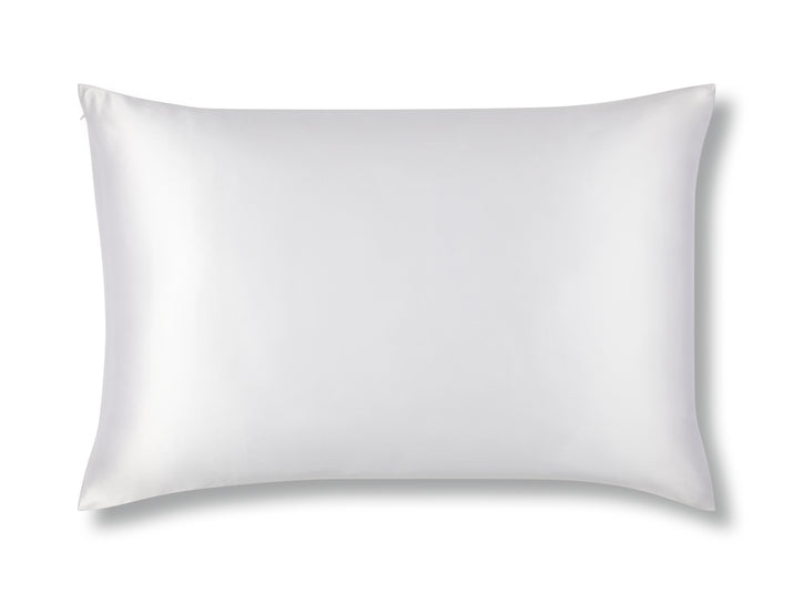 White Silk Pillowcase Made From Pure 22 Momme Mulberry Silk