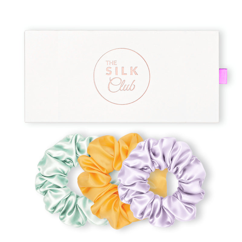 Wildflower Edit Silk Scrunchie Gift Set